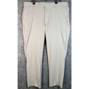 Peter Millar Pants Mens Surge Performance Trousers Tan/Oat (36x27) *HEMMED